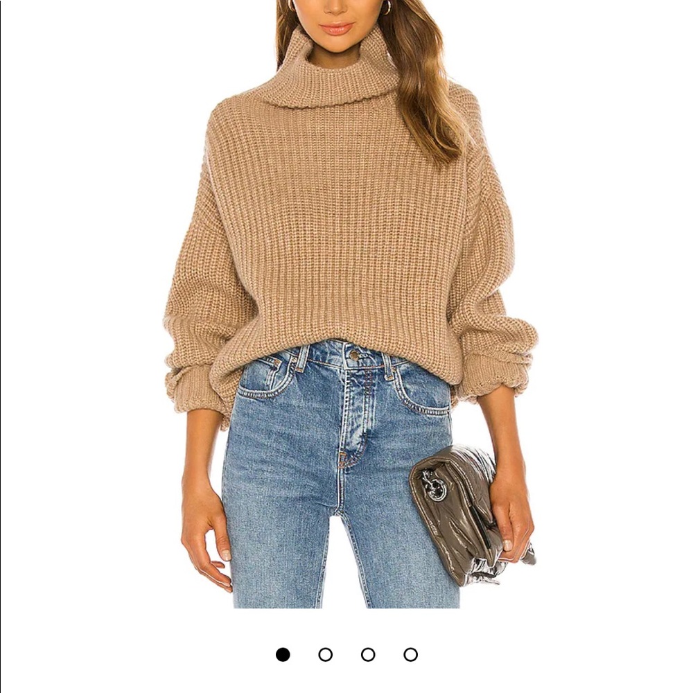 NWT S Anine Bing Sydney Sweater in Camel